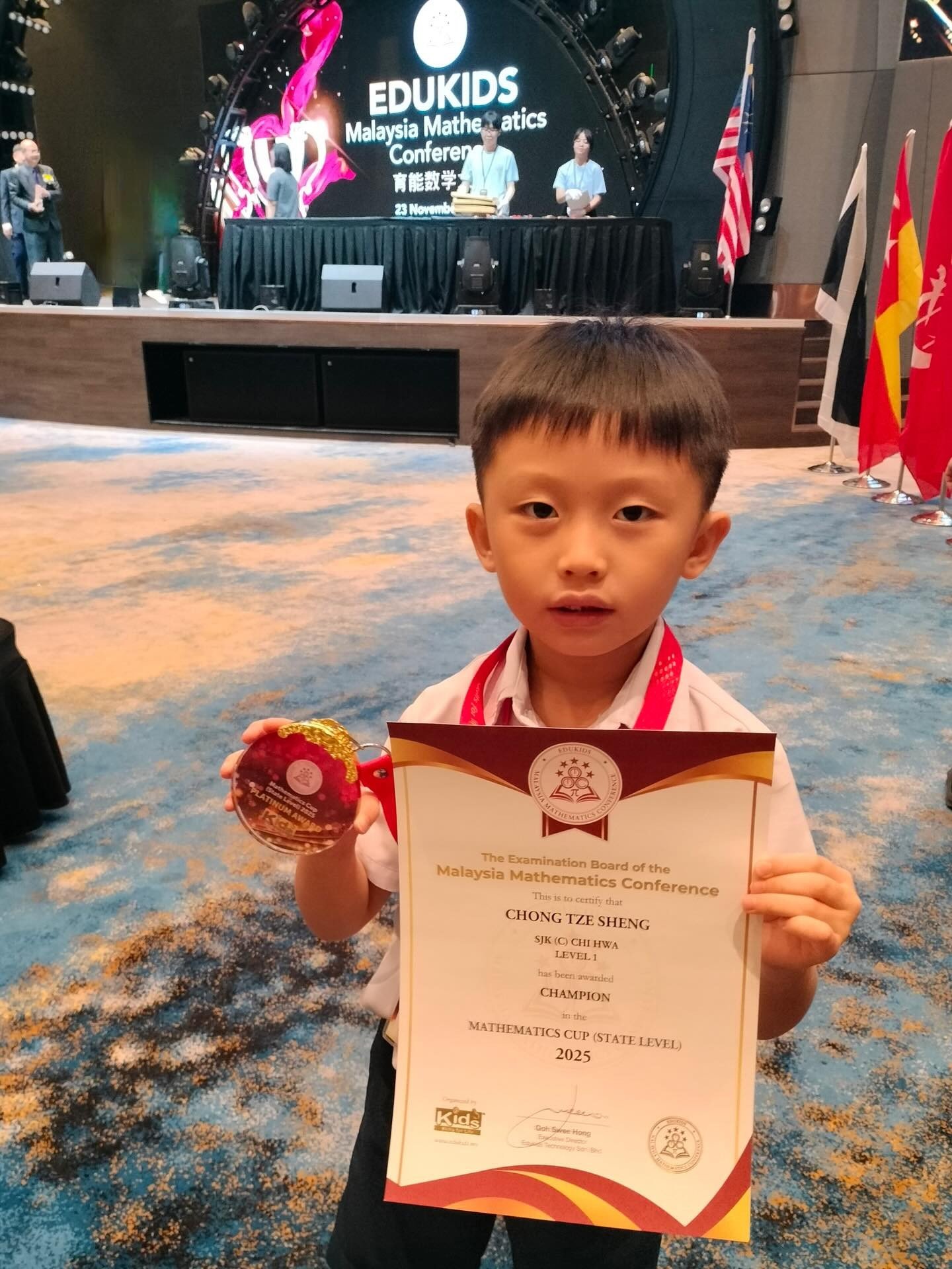 Champion student — Malaysia Mathematics Conference 2025